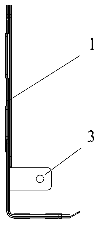 Composite busbar and three-phase inverter circuit