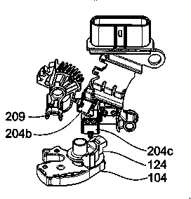 Power lock for automobile side door