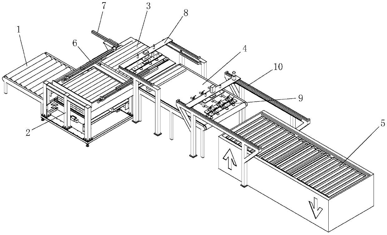 A kind of glass wool splitting equipment