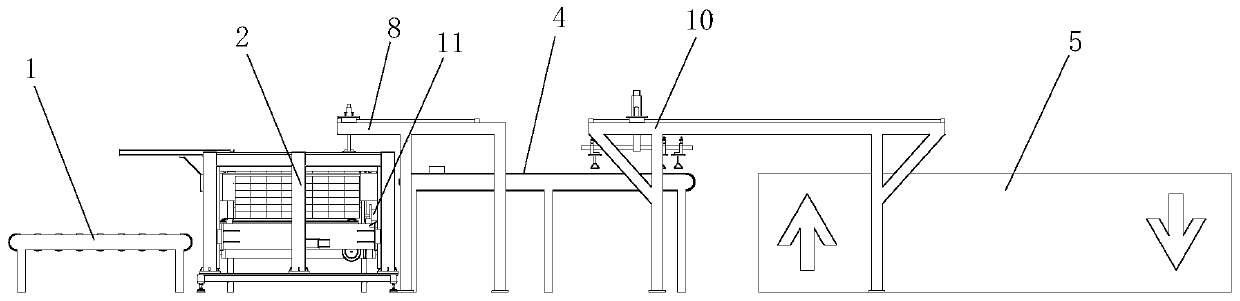 A kind of glass wool splitting equipment