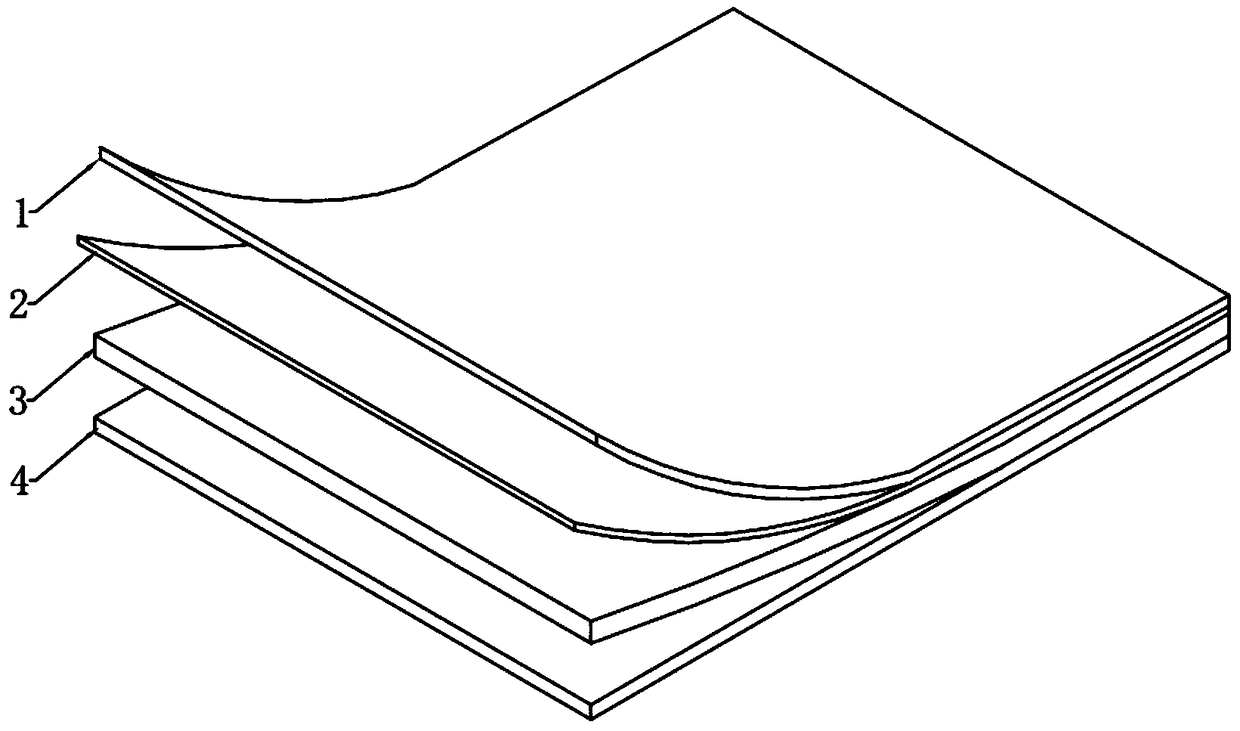 Energy-saving self-luminous laminate flooring and preparation method thereof