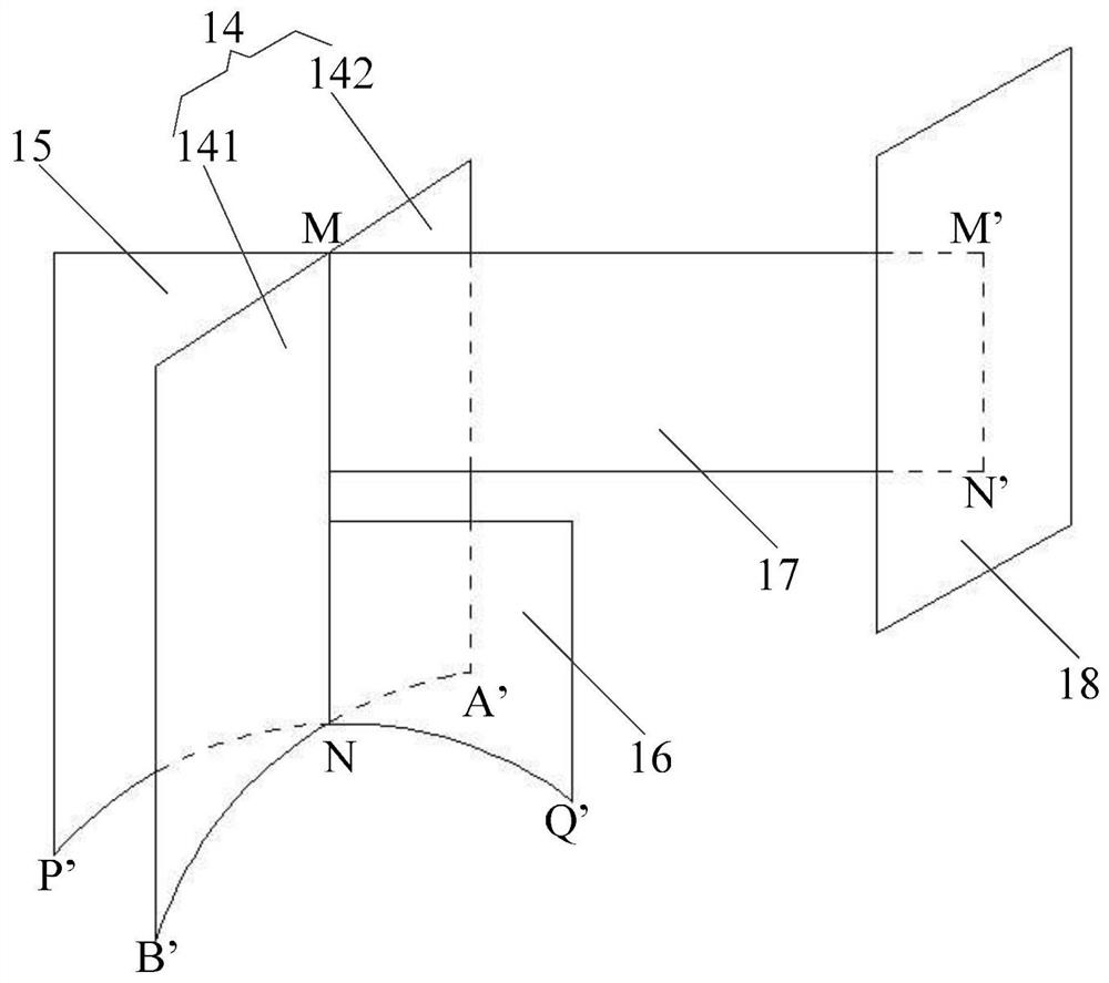 A brain ventricle puncture guide device