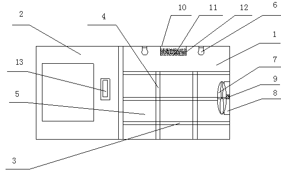 Improved shoe placement cabinet