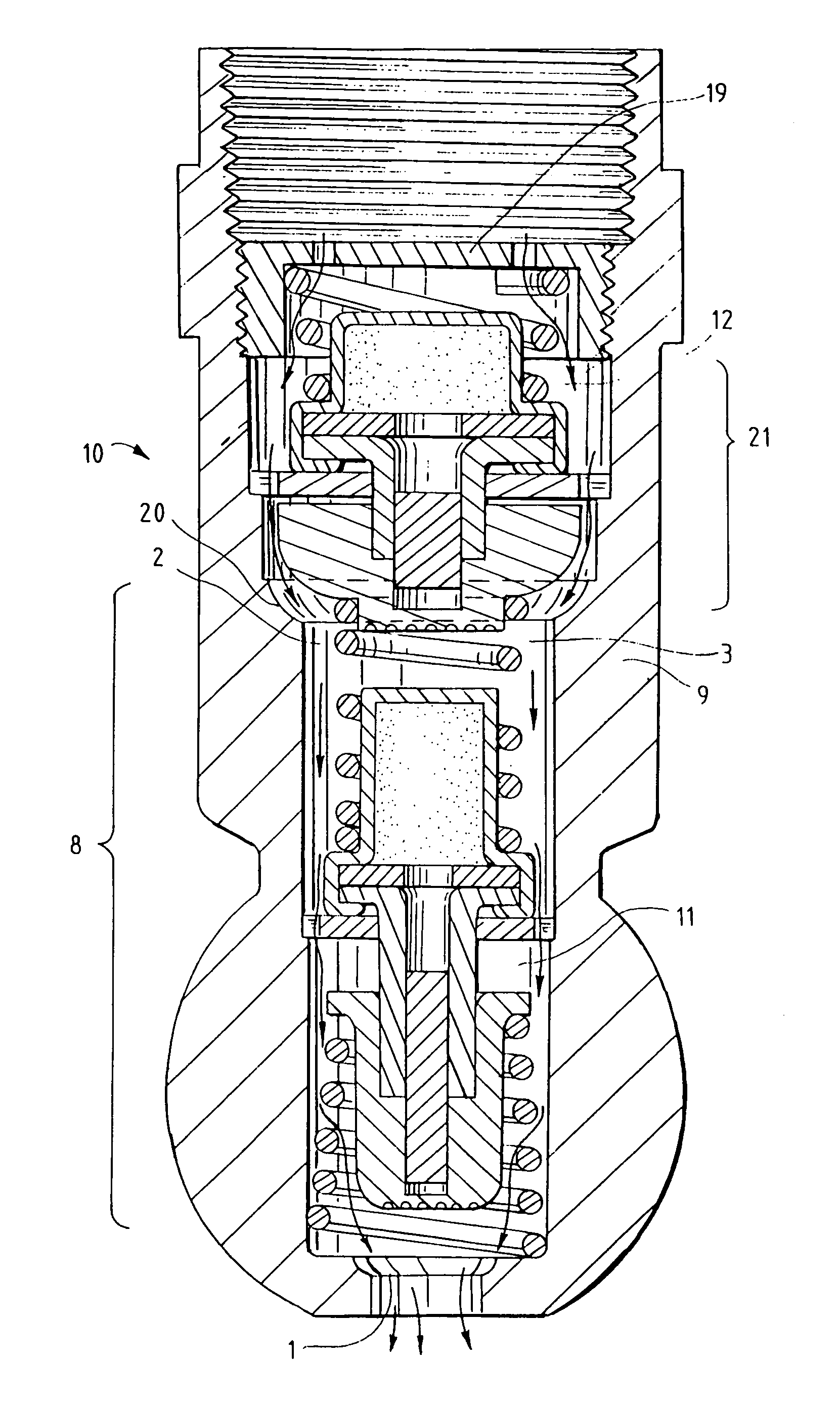 Products and process that act as a safety valve to prevent scalding