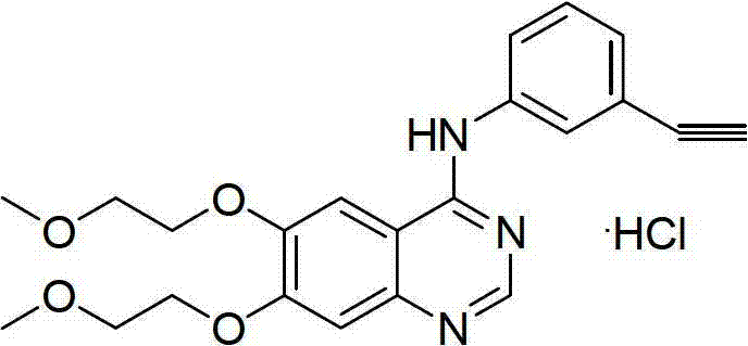 Preparation method for 4-chloro-6,7-bis(2-methoxyethoxy)quinazoline