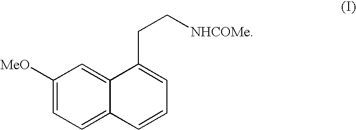 Process for the synthesis and crystalline form of agomelatine