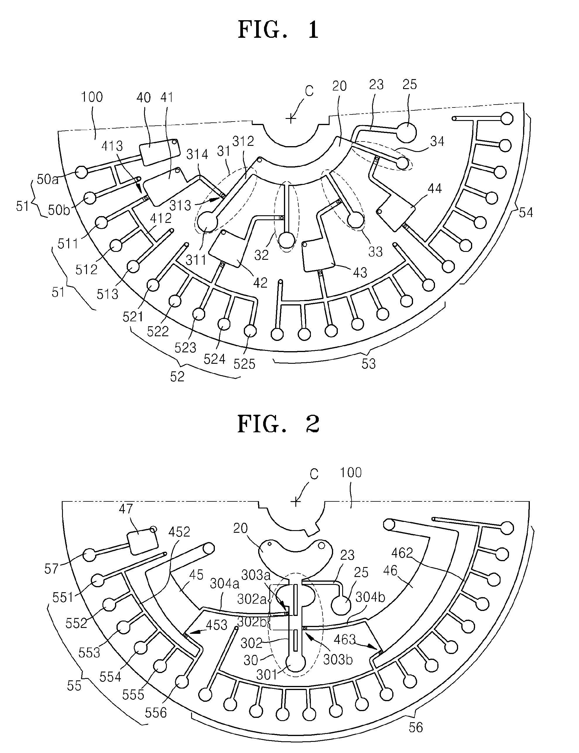 Centrifugal force-based microfluidic device for blood chemistry analysis