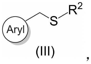 Benzyl thioether compound and preparation method thereof