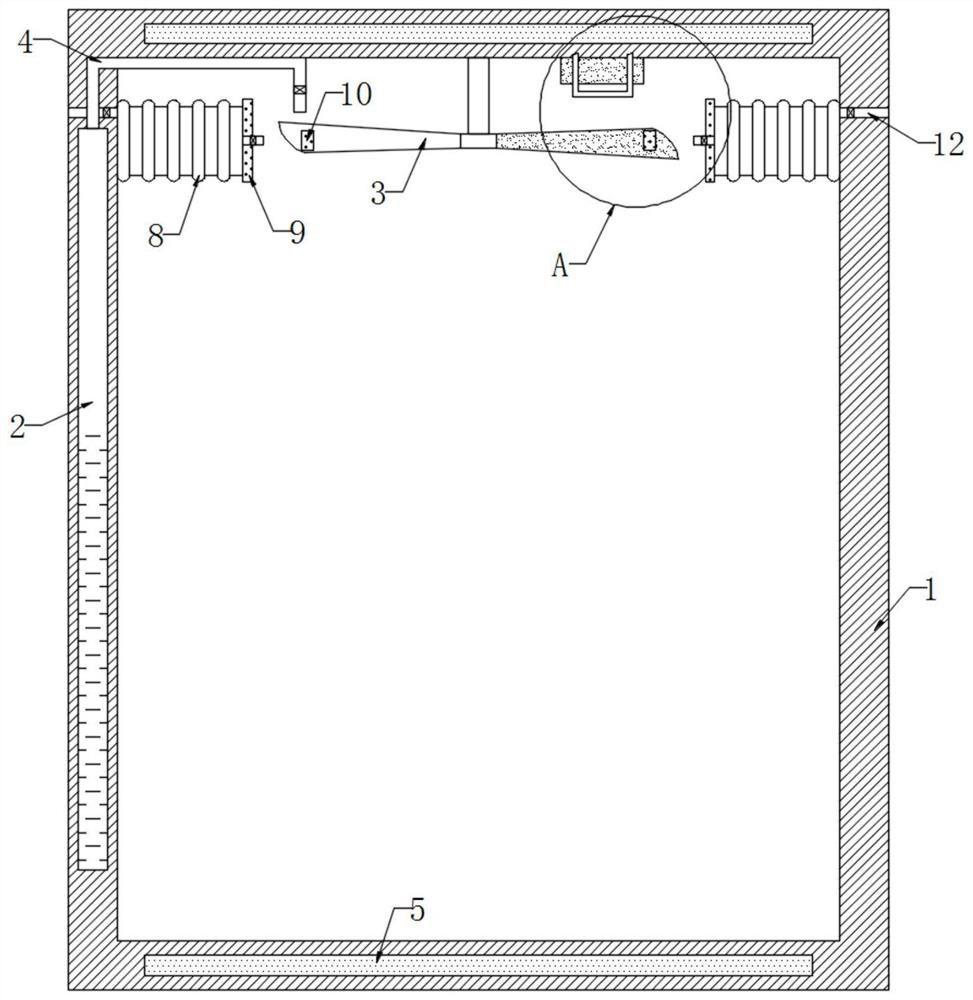 Power distribution cabinet with self-extinguishing function