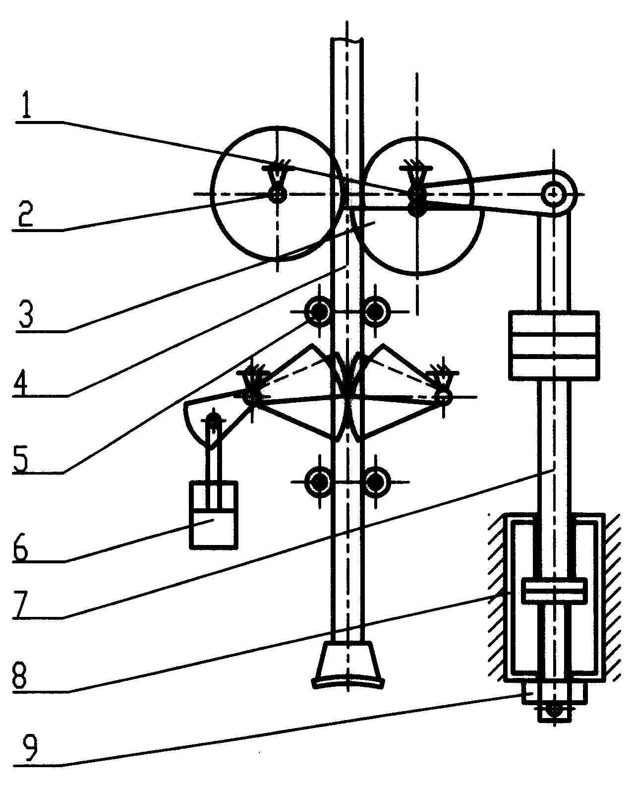 Aligning jump hammer tamping tool