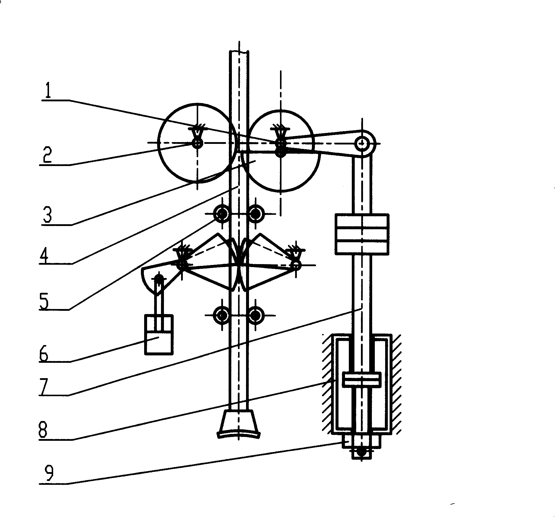 Aligning jump hammer tamping tool