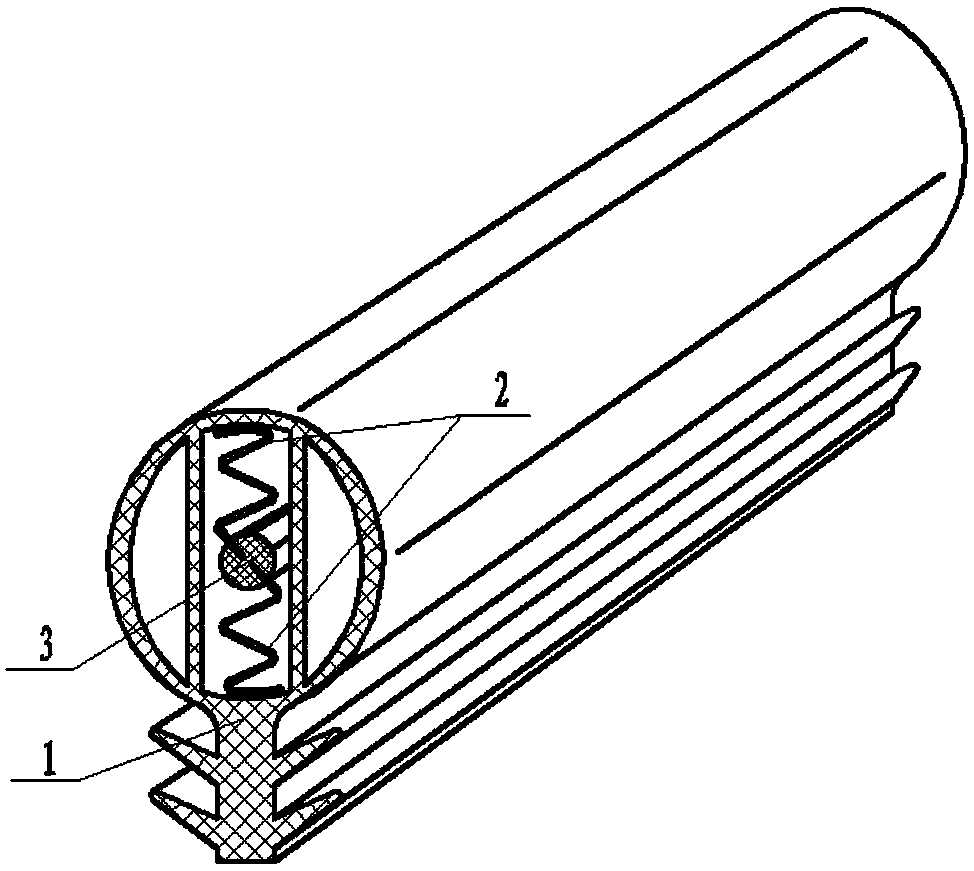 A combined hatch seal