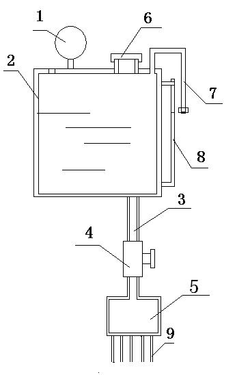 Controllable portable fruit tree fertilizing device