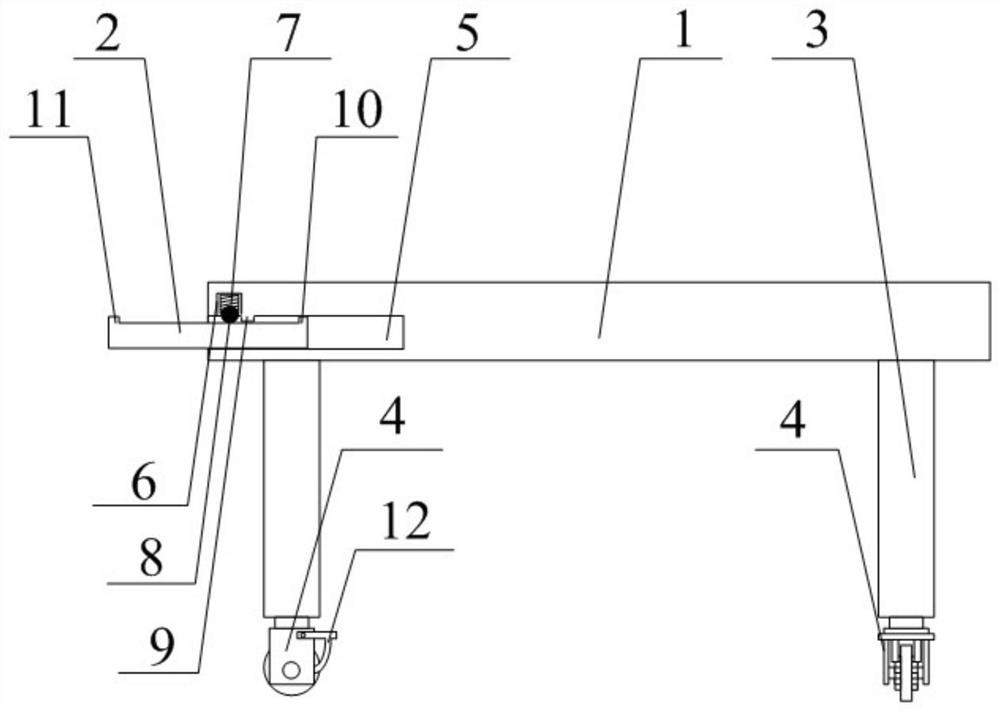 emergency transfer bed