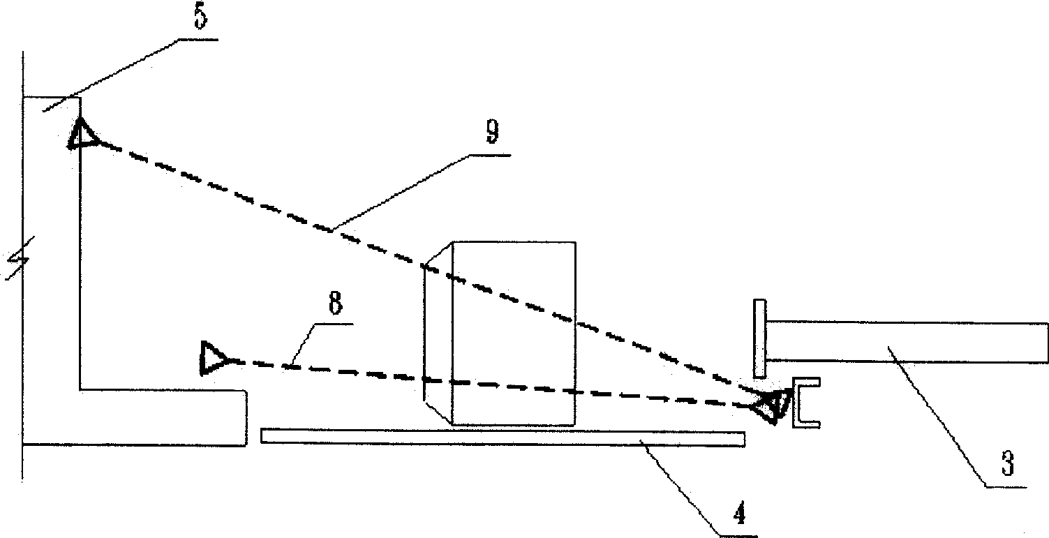 Positioning method and apparatus for pushing carbon block from transfer line rotary platform to receiving arrangement