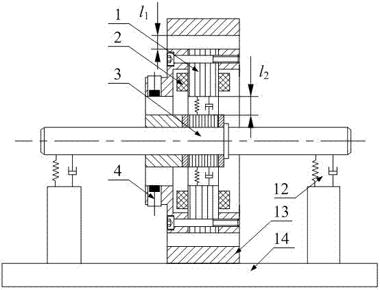 Magnetic levitation dynamic vibration absorber, vibration absorption system and working method thereof