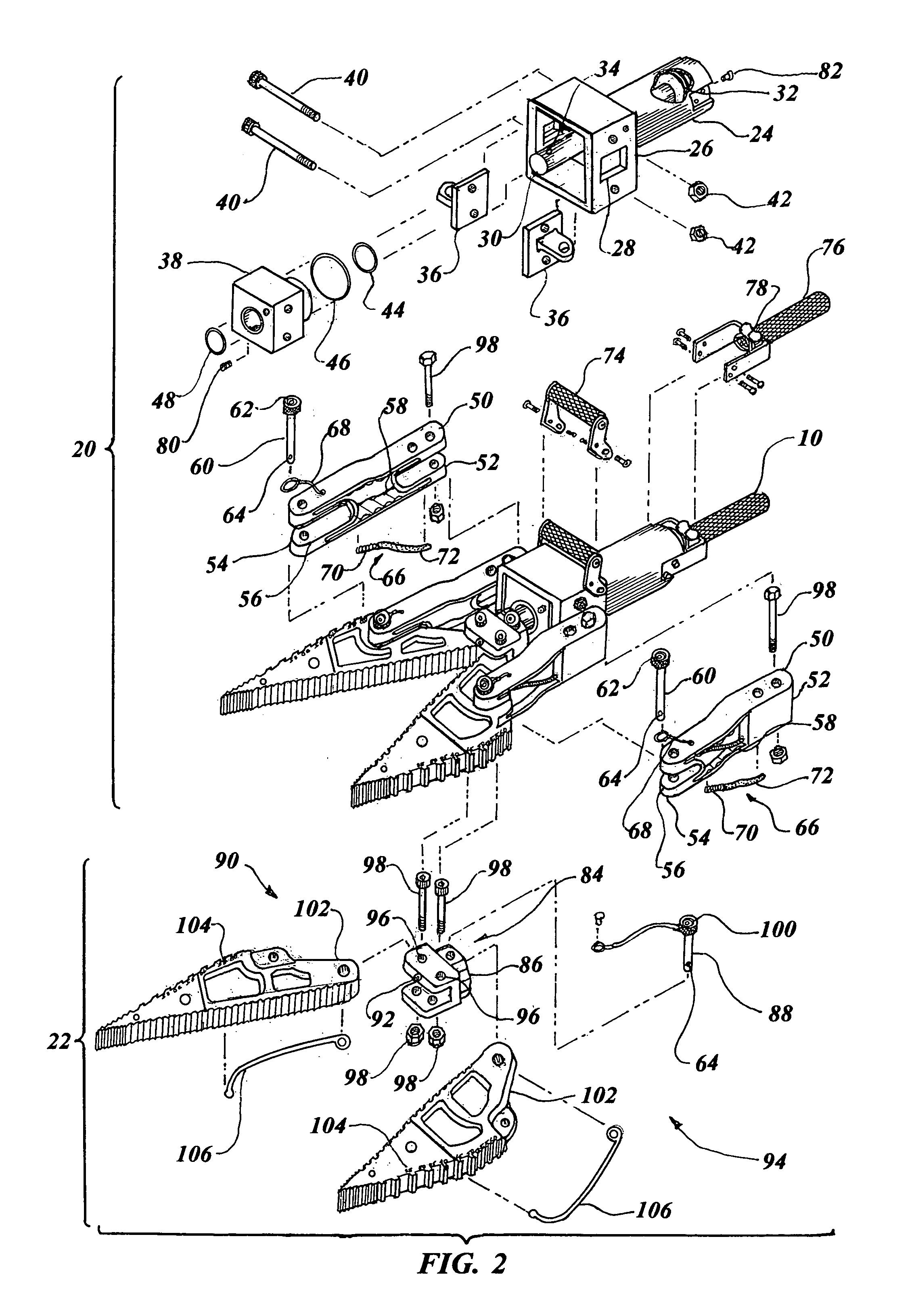 Hydraulic rescue tool