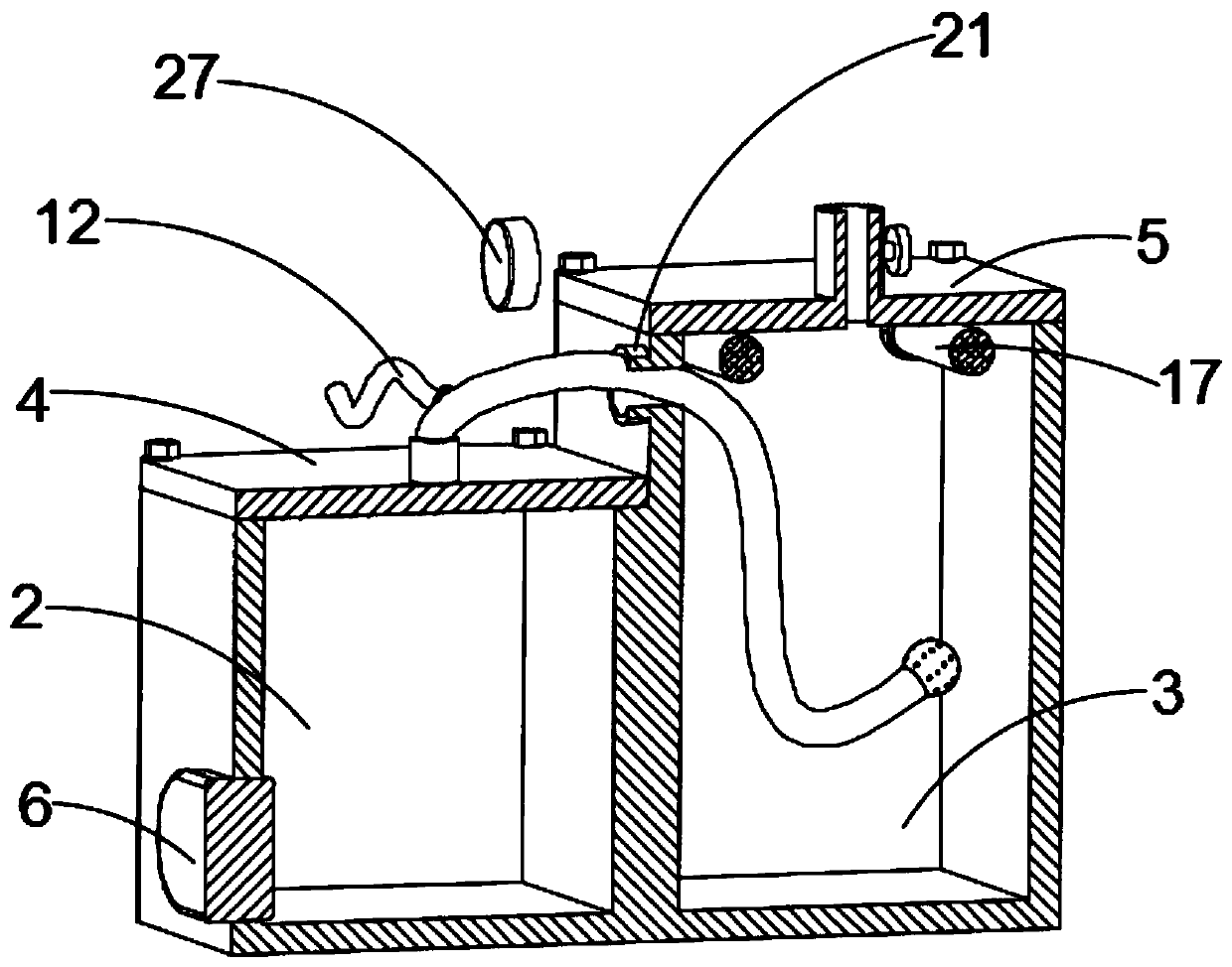 Intestine and stomach juice decompression and drainage equipment for department of gastroenterology