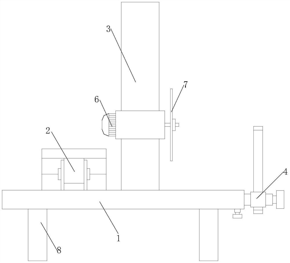 Mechanical part machining device in mechanical field