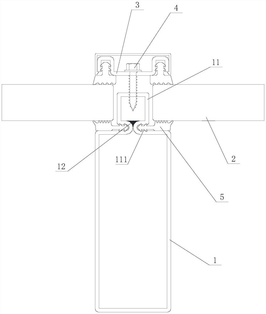 Closed cavity type curtain wall system