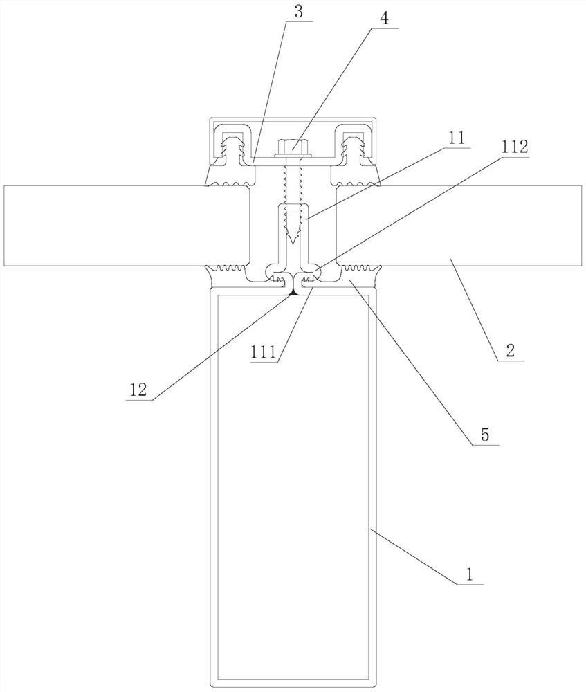 Closed cavity type curtain wall system