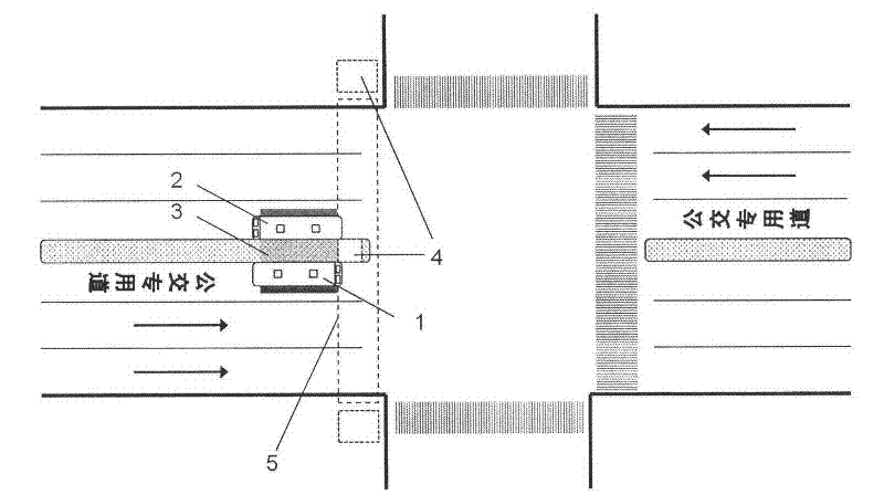 Cooperative control method of left-opened-door bus special phase setting and social traffic flow