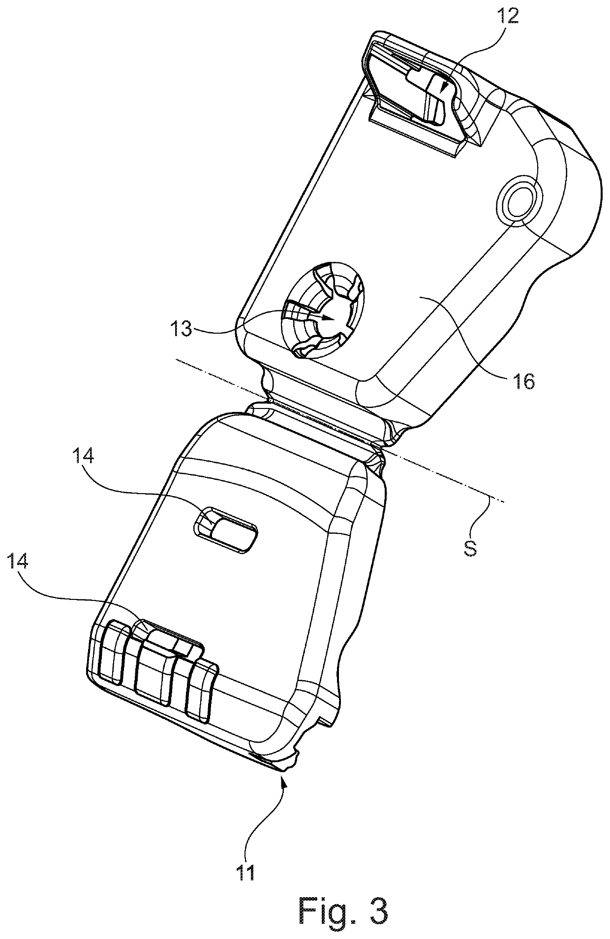 Tube clamp and volumetric pump comprising tube clamp