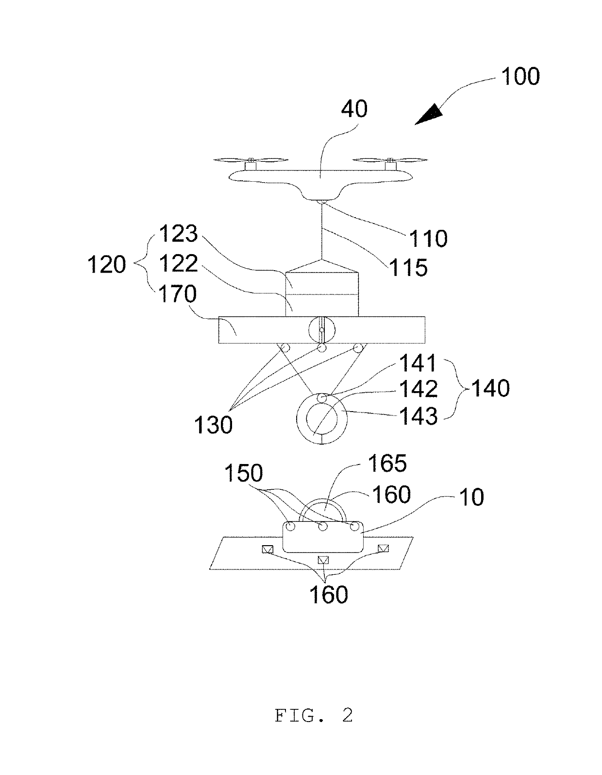 Unmanned automated hook coupling device