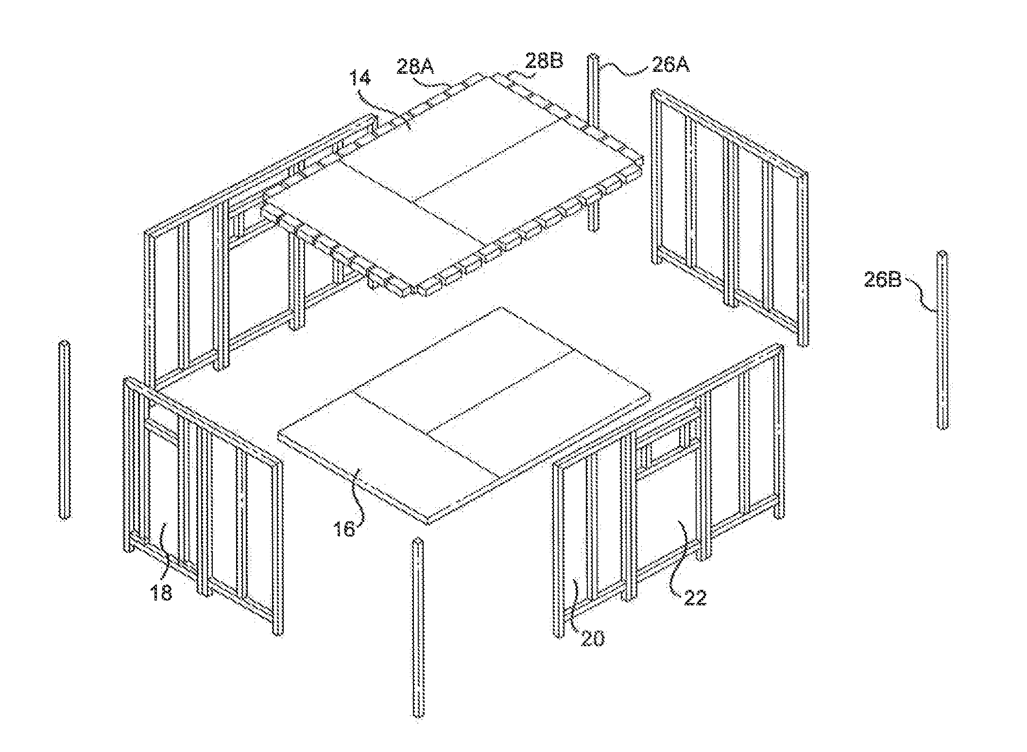 Relocatable habitat unit having interchangeable panels