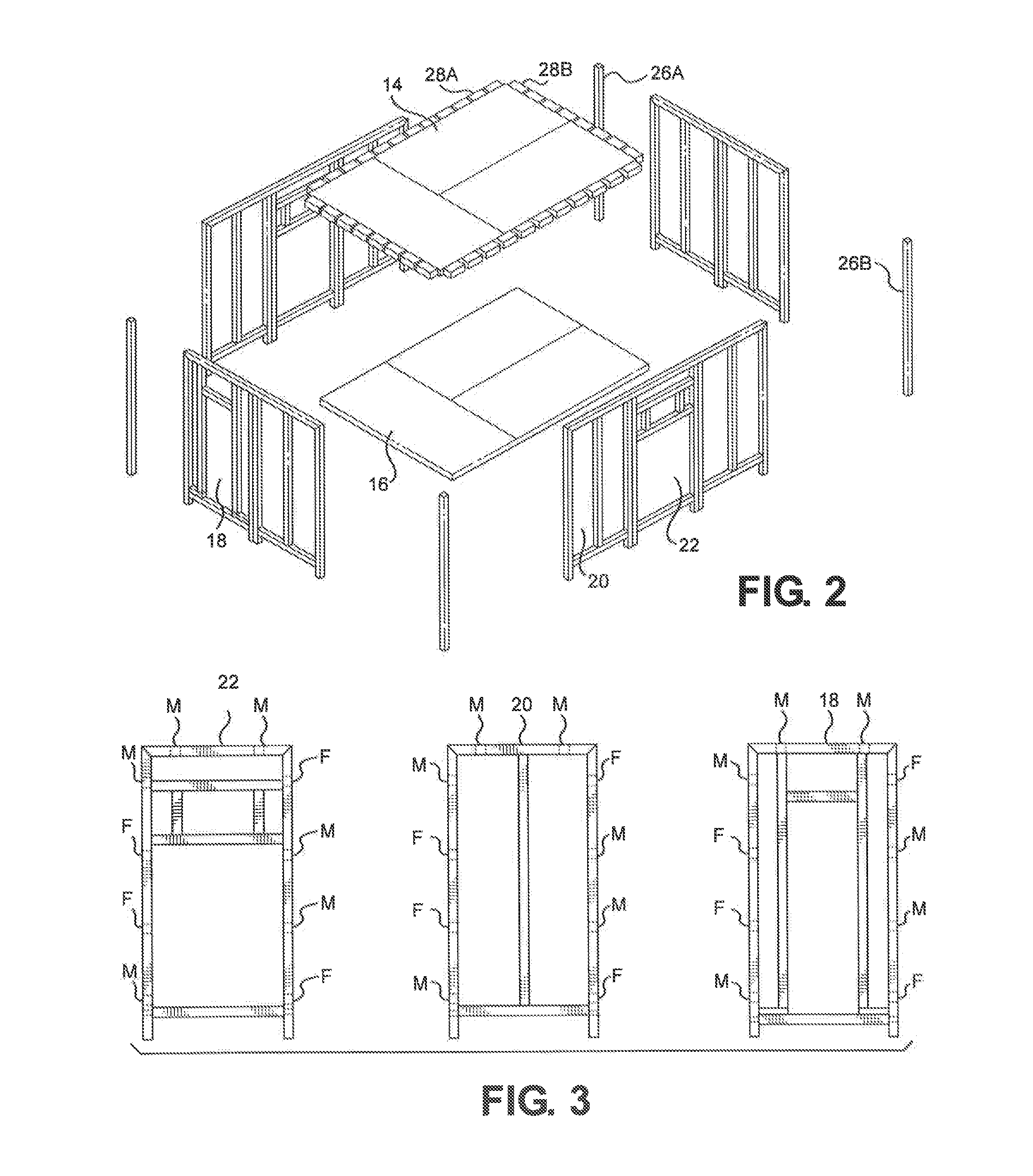 Relocatable habitat unit having interchangeable panels