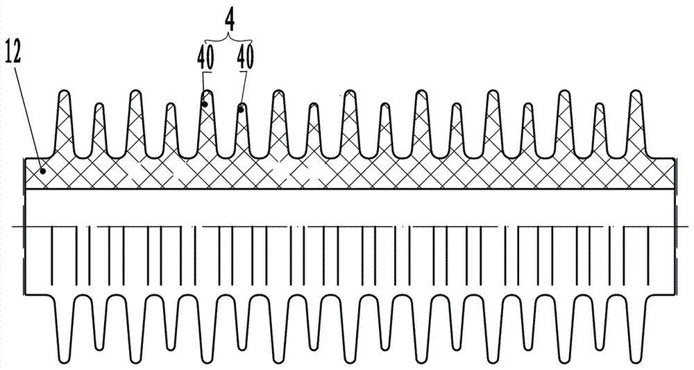 Super pollution-resistant rod-shaped epoxy glass fiber core porcelain insulators for electrified railway catenary