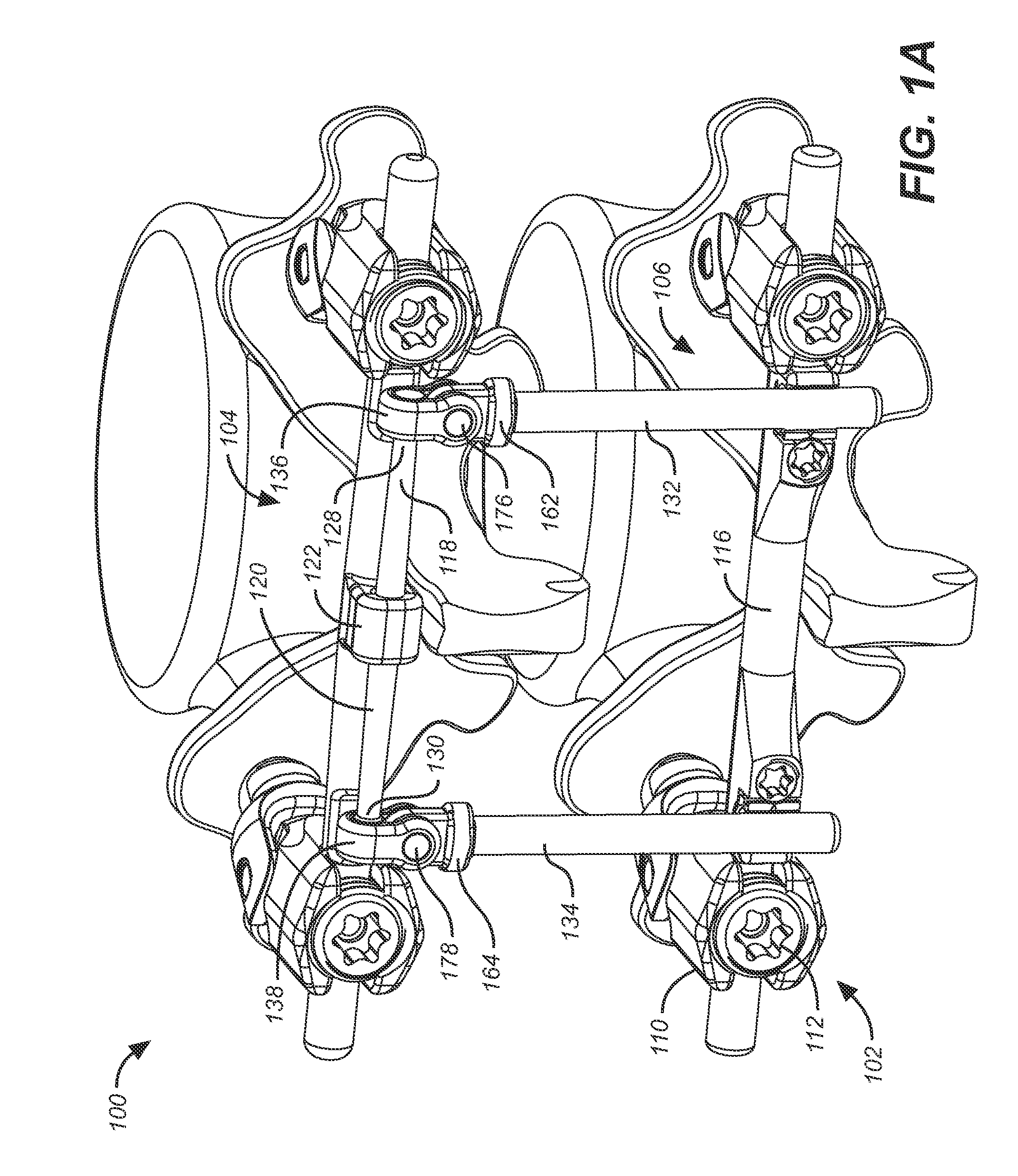 Bone anchor with a curved mounting element for a dynamic stabilization and motion preservation spinal implantation system and method