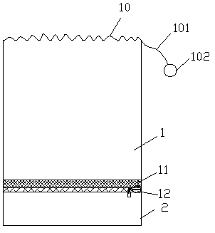 Long-stemmed tobacco pipe shell fabric with filtering action