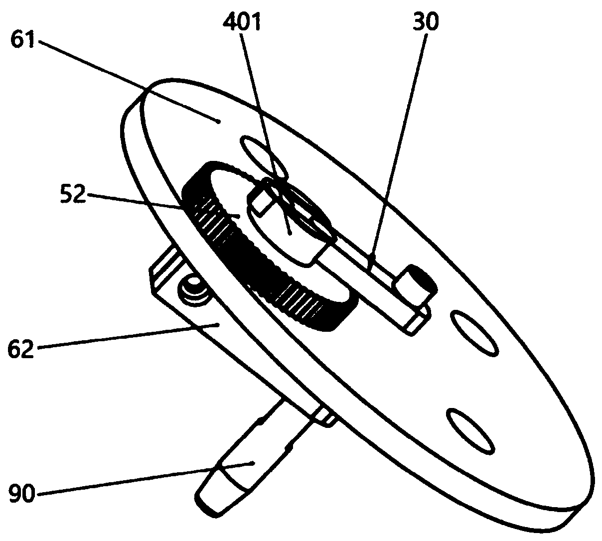 Planetary gear clamping mechanism