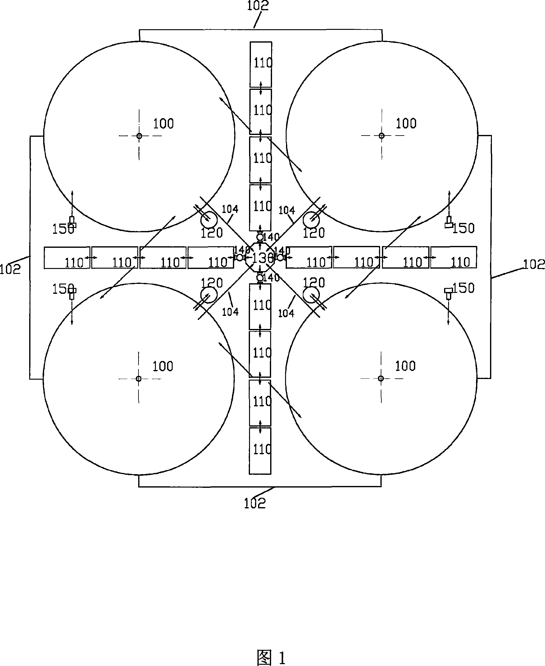 A system for aquiculture using recirculated water based on decline algae