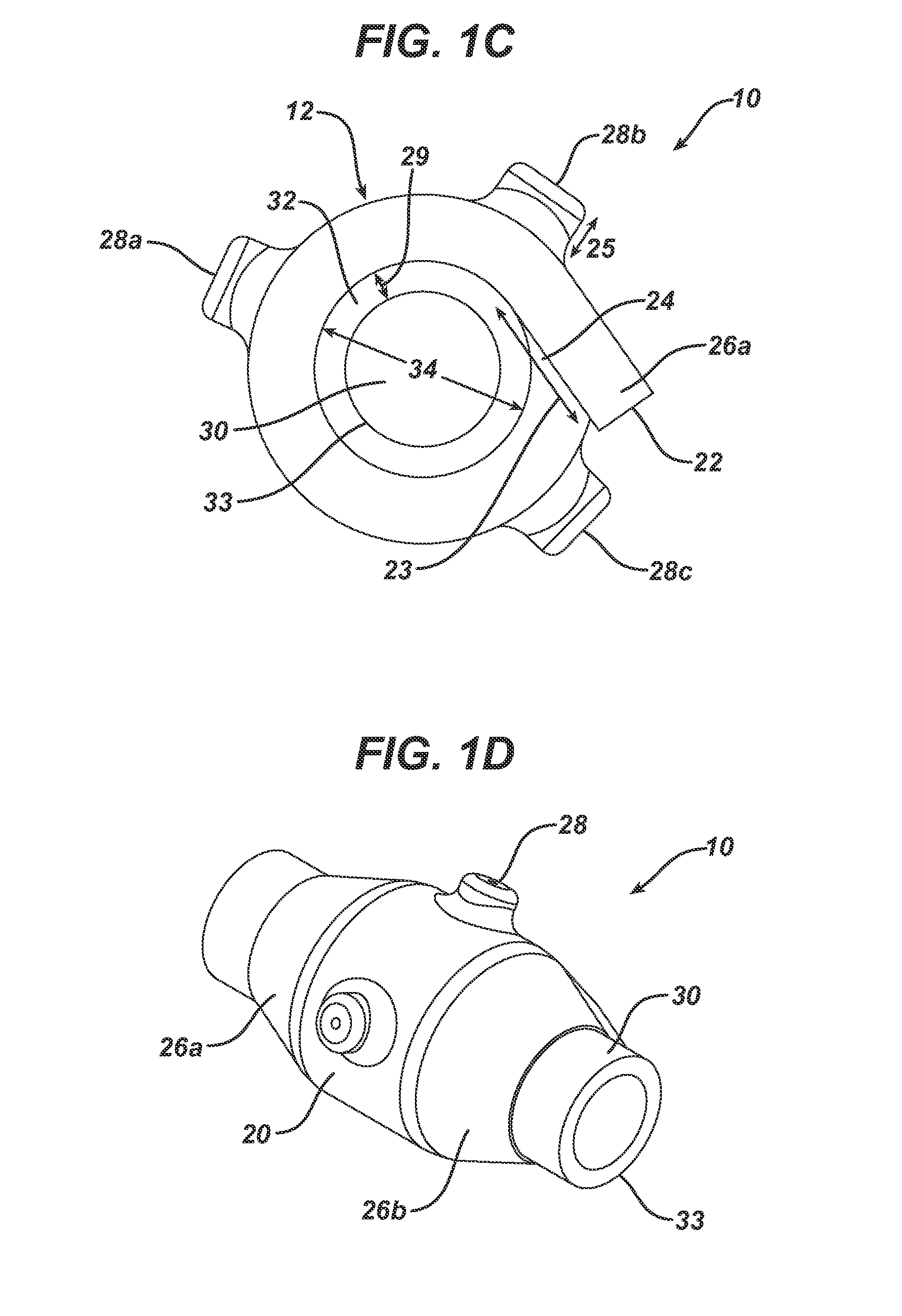 Device and method for the application of a curable fluid composition to a bodily organ