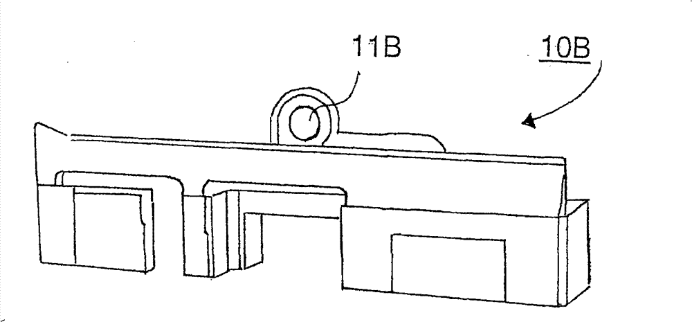 Frame structure for a device and/or a part in a fibre web manufacturing line