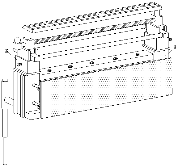 Protective bridge elastic guardrail structure and mounting method