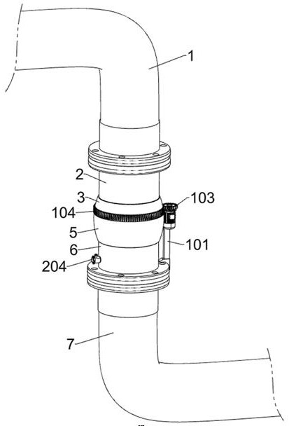 Online gas sampling equipment in oil field oil delivery pipe