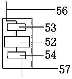 Energy-saving purification treatment device for eutrophic water