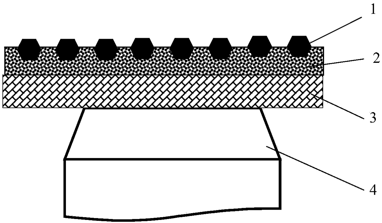 A method for preparing superabrasive tools through ultrasonic-assisted active connection