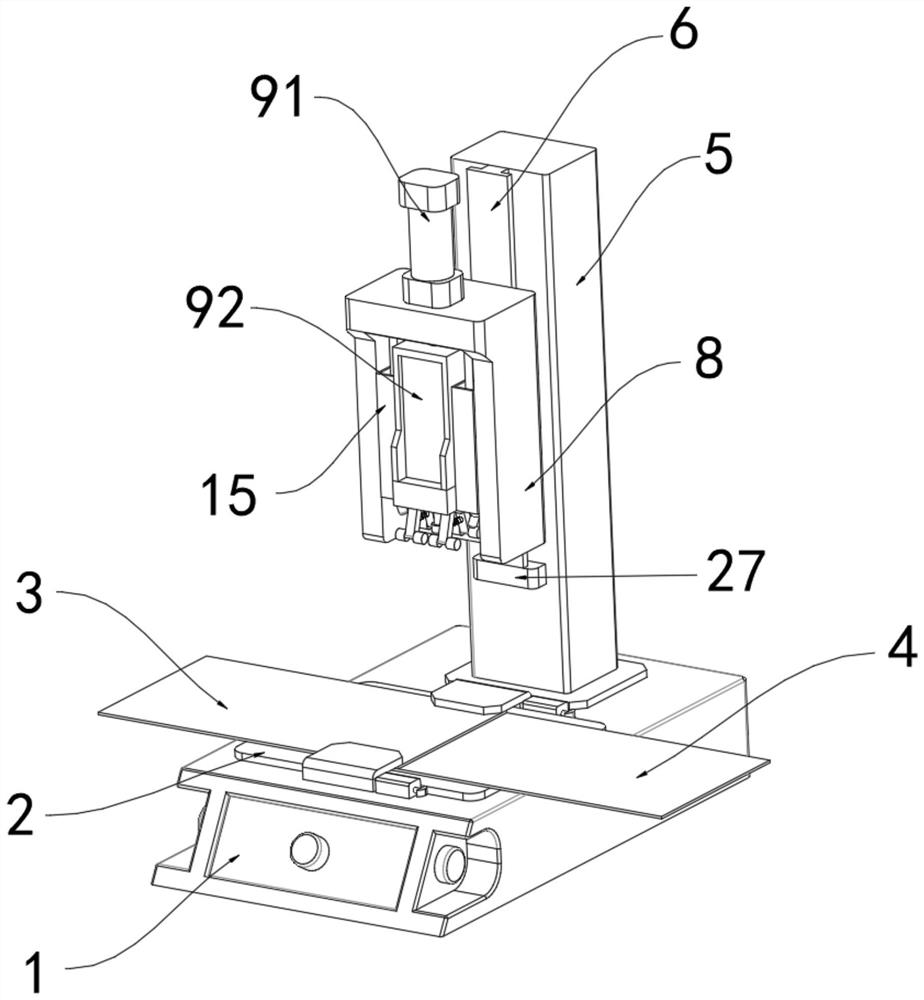 Ultrasonic welding device for fabric processing