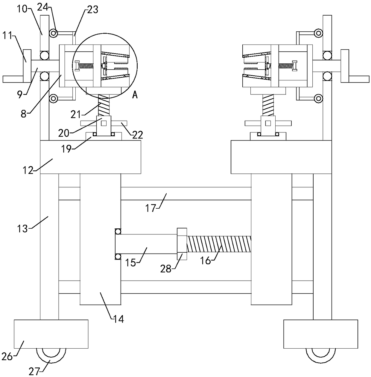 Auxiliary clamp for two-sided flexible circuit board printing correction