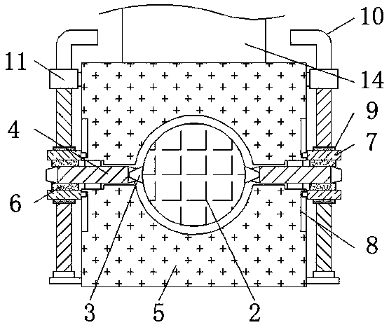 Rocker arm camera adjusting and protecting device for movie shooting