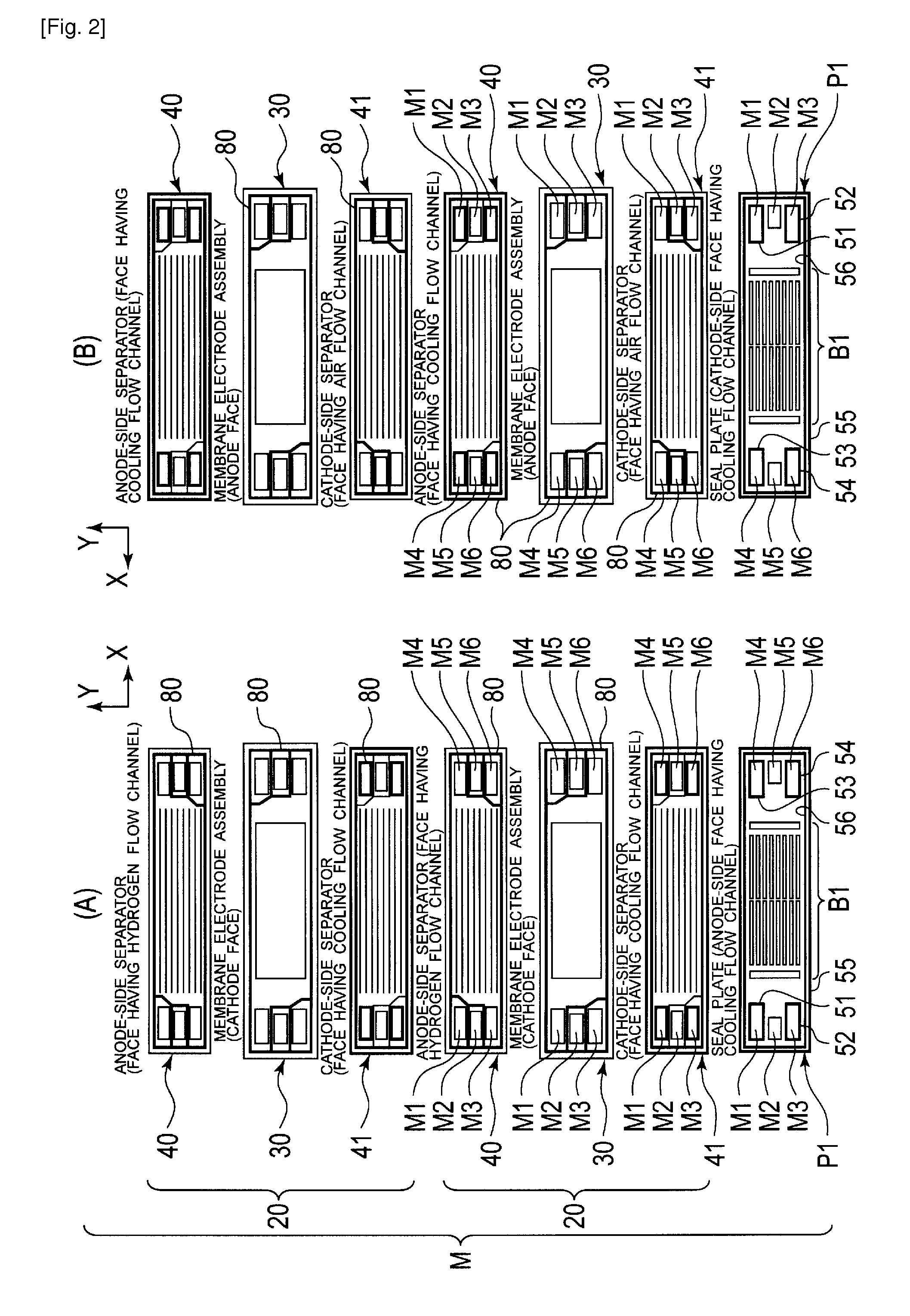 Fuel cell stack and seal plate used for the same