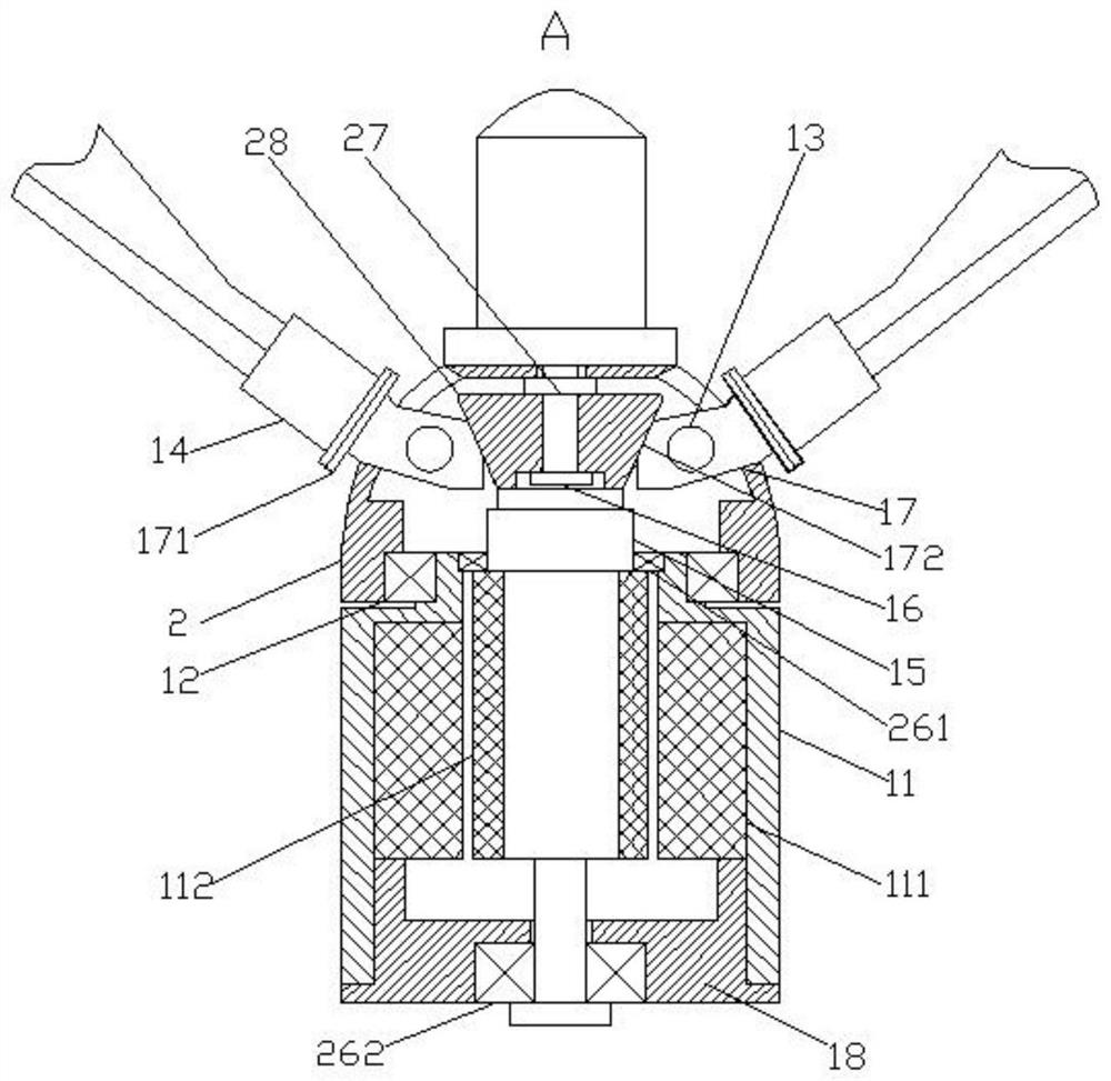 Vertical axis wind turbine based on magnetic damping technology