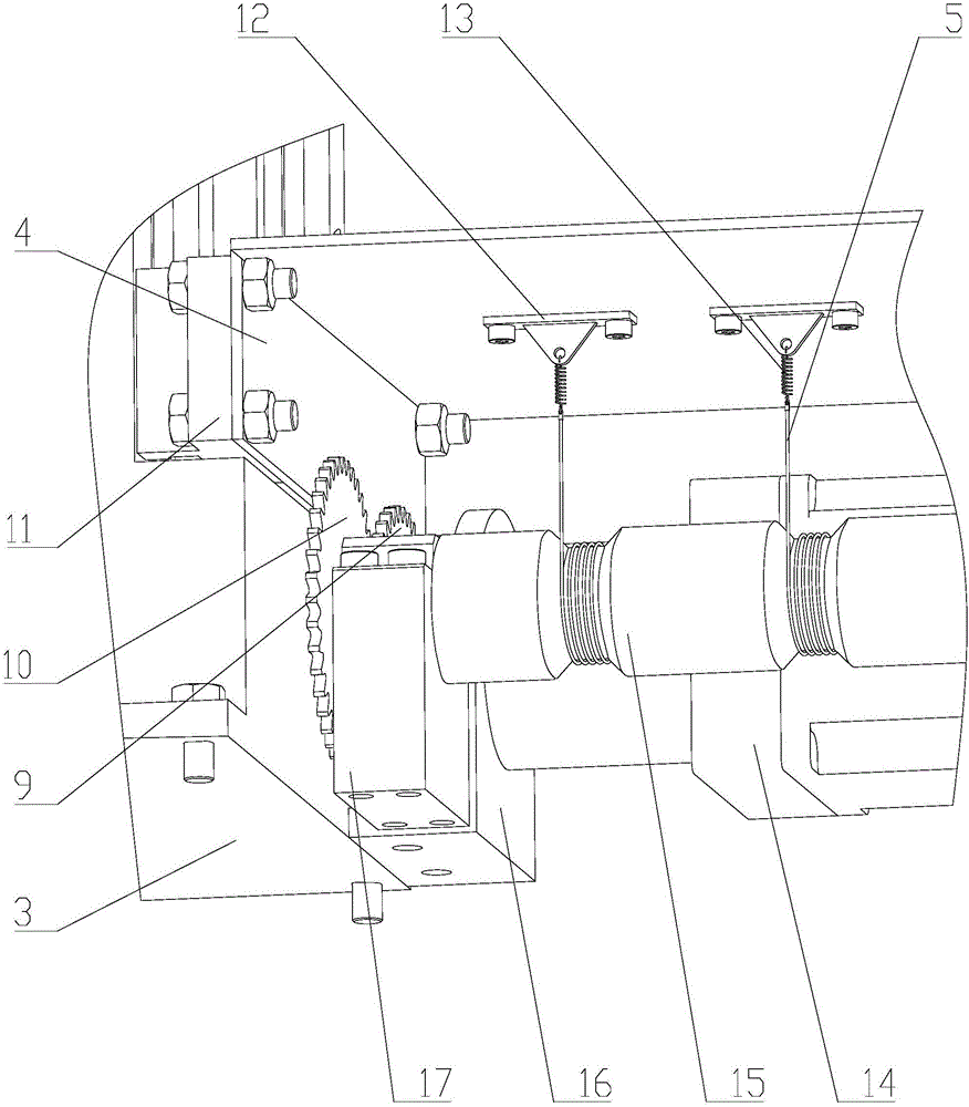 A wire type vertical telescopic door capable of automatic tensioning