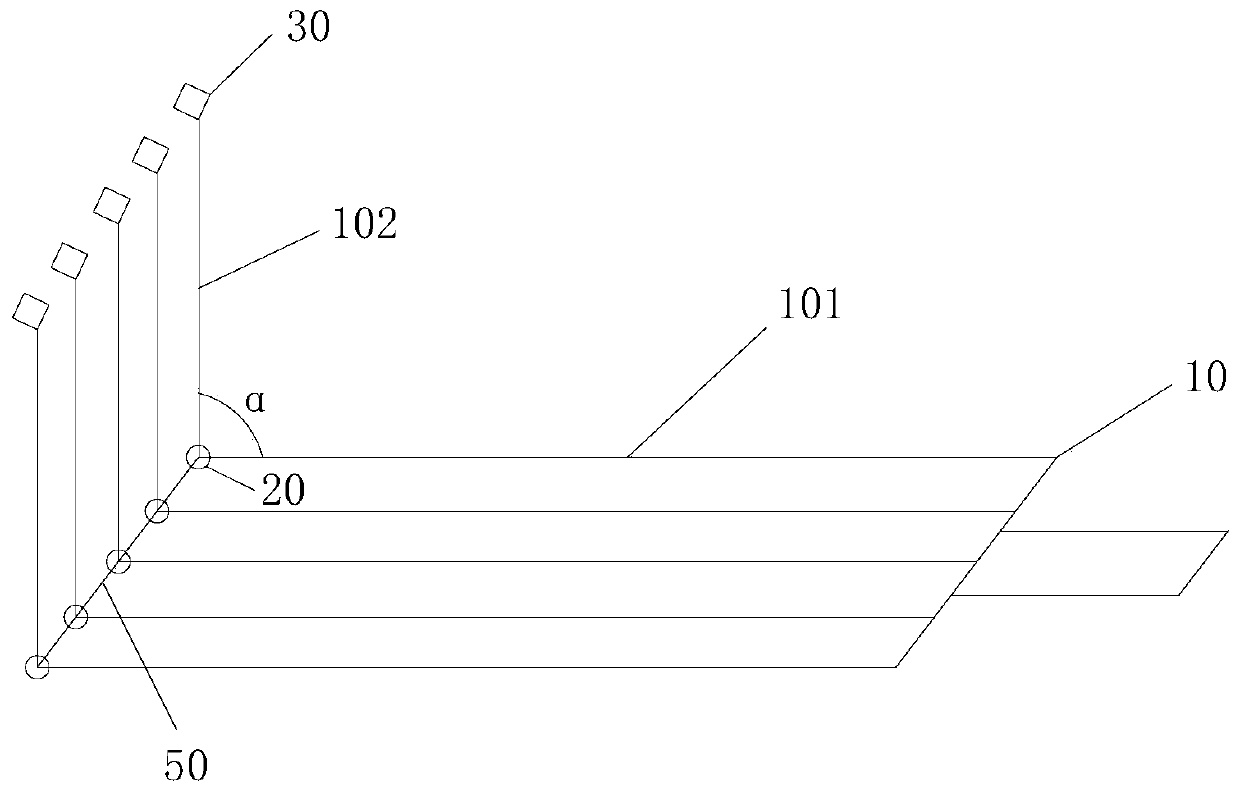 Coal rock identification system and device