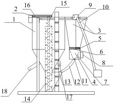 Plastic mixing machine having intelligent weight measuring function