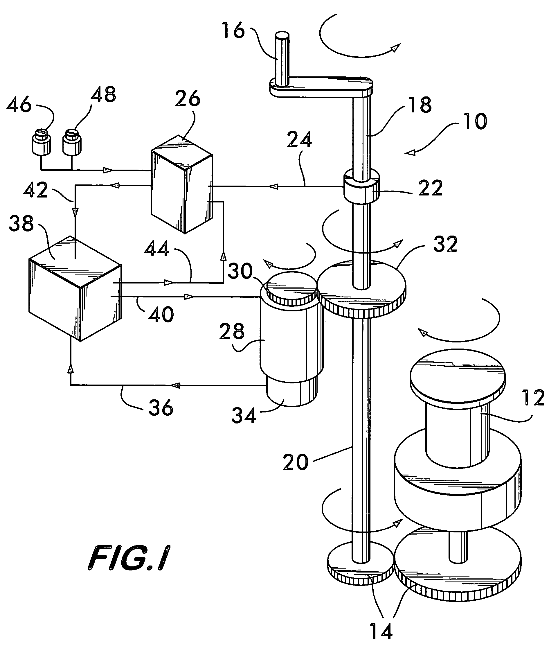 Power-assisted winch and method